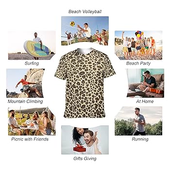 ヒョウ柄 シャツ メンズ 半袖 夏物 人気 動物 サイズL Amazon.co.jp: Tシャツ アニマル柄 ヒョウ柄 メンズ 半袖
